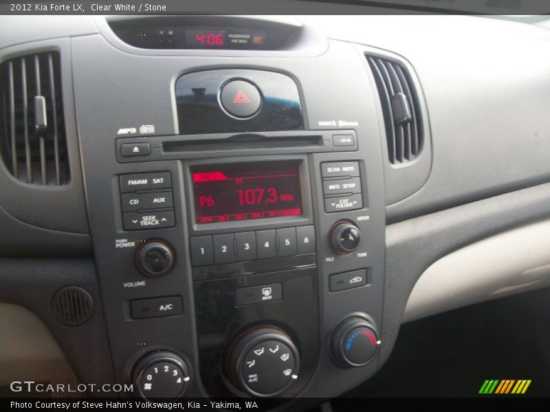 Clear White / Stone 2012 Kia Forte LX
