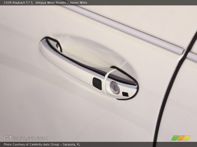 Antigua White Metallic / Aspen White 2008 Maybach 57 S