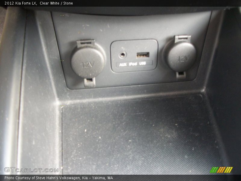 Clear White / Stone 2012 Kia Forte LX