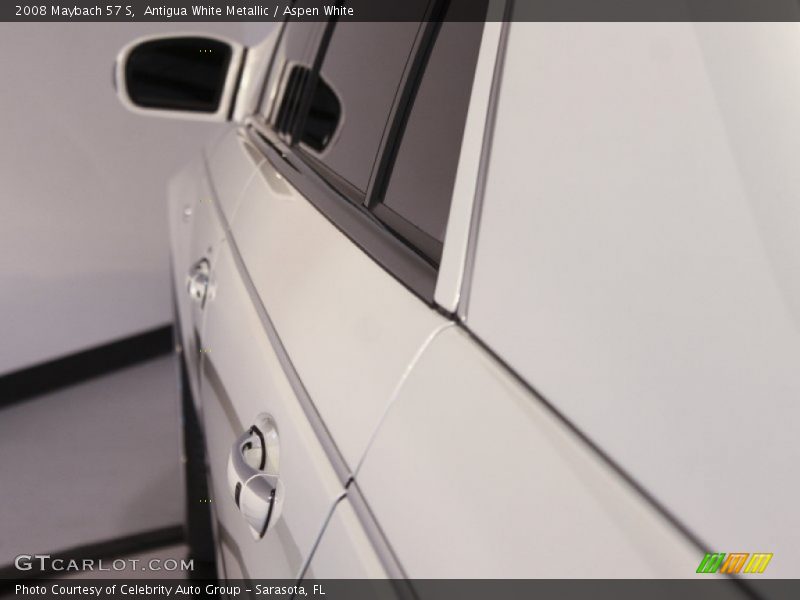 Antigua White Metallic / Aspen White 2008 Maybach 57 S