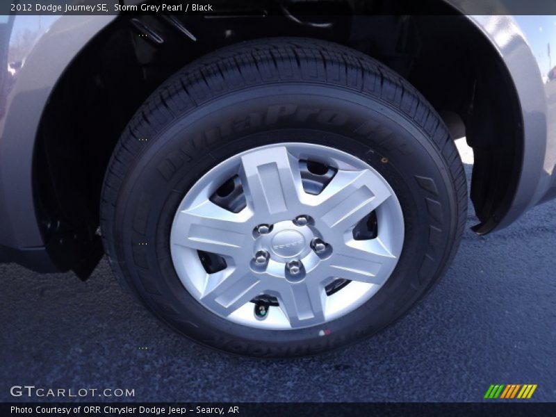 Storm Grey Pearl / Black 2012 Dodge Journey SE