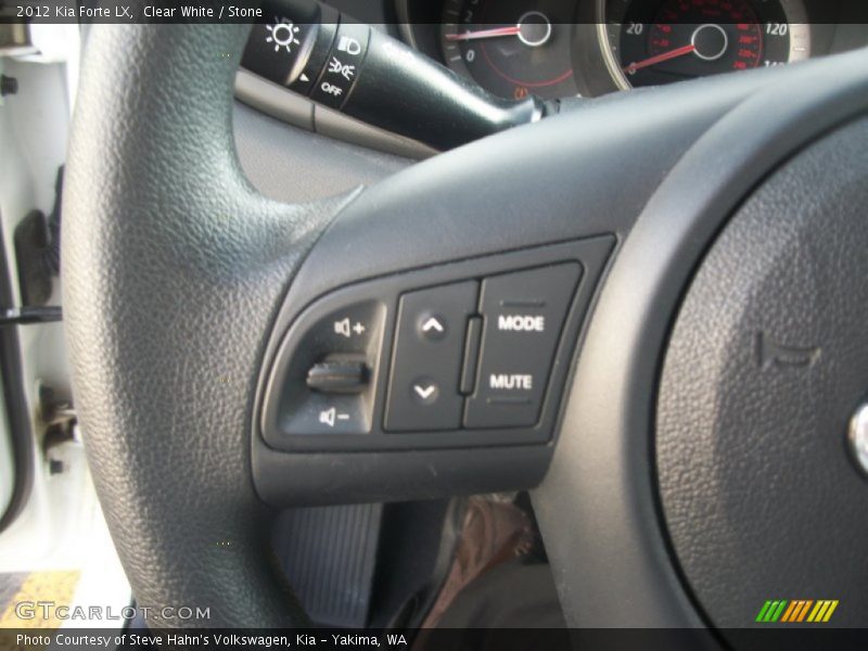 Clear White / Stone 2012 Kia Forte LX