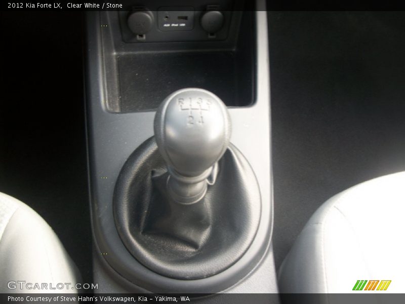 Clear White / Stone 2012 Kia Forte LX