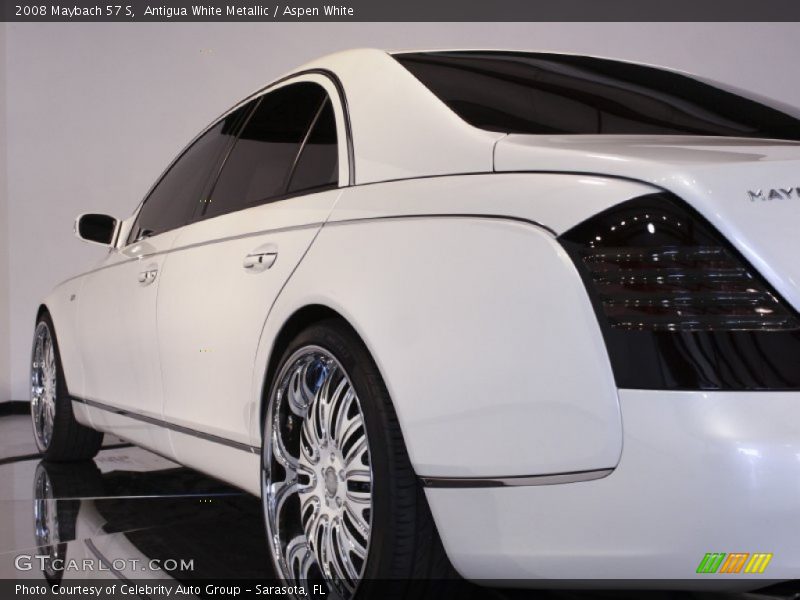 Antigua White Metallic / Aspen White 2008 Maybach 57 S