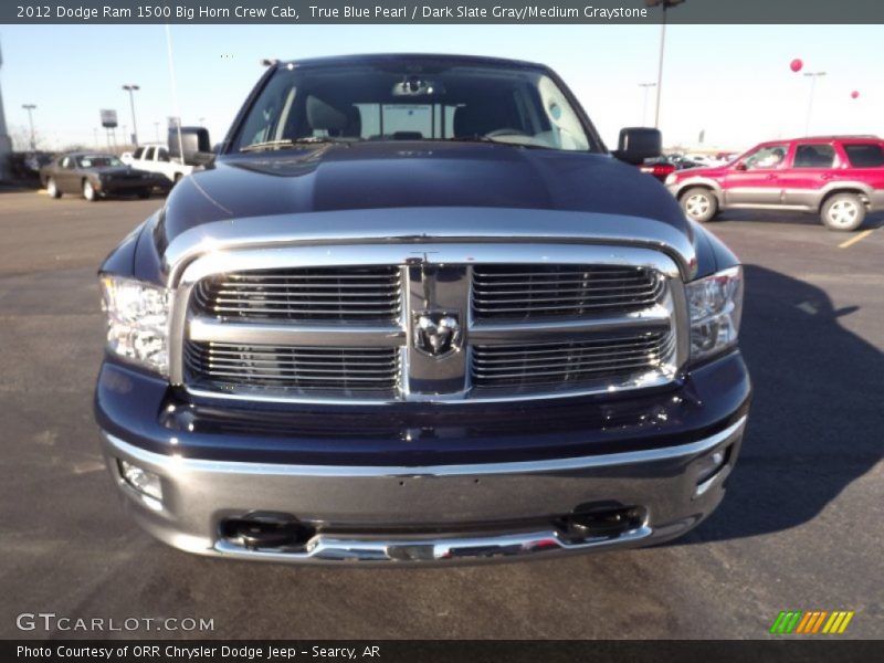 True Blue Pearl / Dark Slate Gray/Medium Graystone 2012 Dodge Ram 1500 Big Horn Crew Cab