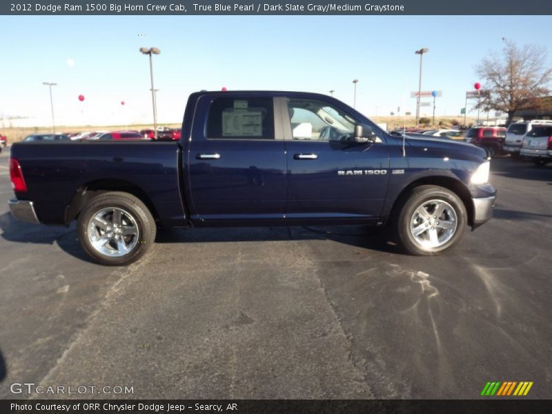 True Blue Pearl / Dark Slate Gray/Medium Graystone 2012 Dodge Ram 1500 Big Horn Crew Cab