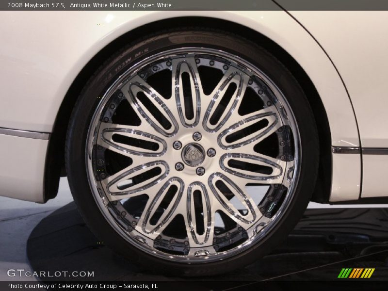 Antigua White Metallic / Aspen White 2008 Maybach 57 S