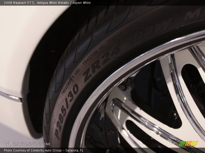 Antigua White Metallic / Aspen White 2008 Maybach 57 S