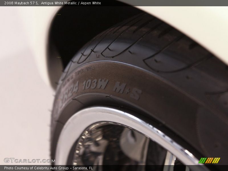 Antigua White Metallic / Aspen White 2008 Maybach 57 S
