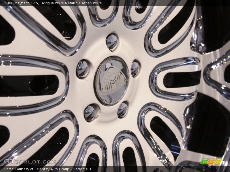 Antigua White Metallic / Aspen White 2008 Maybach 57 S