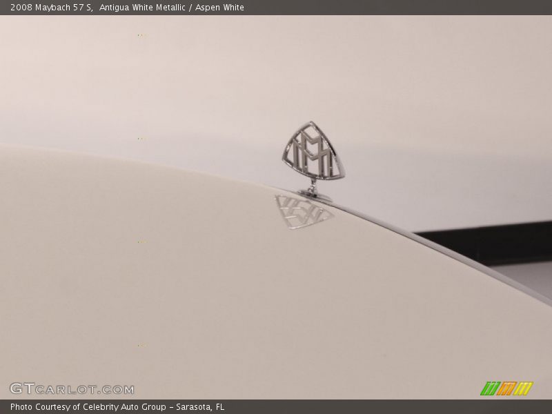 Antigua White Metallic / Aspen White 2008 Maybach 57 S