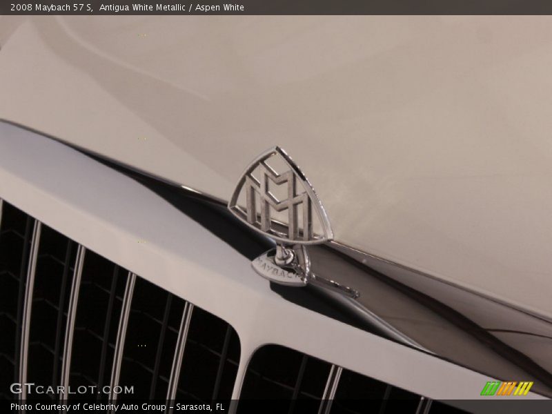 Antigua White Metallic / Aspen White 2008 Maybach 57 S