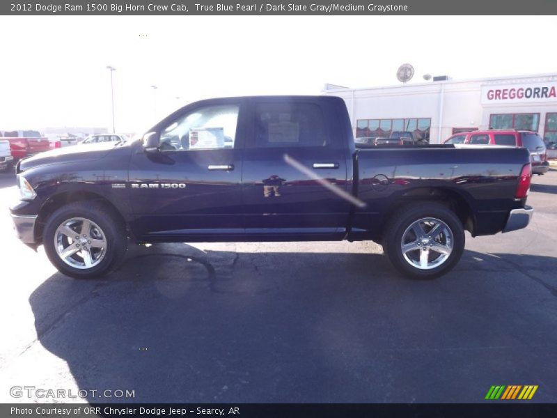 True Blue Pearl / Dark Slate Gray/Medium Graystone 2012 Dodge Ram 1500 Big Horn Crew Cab