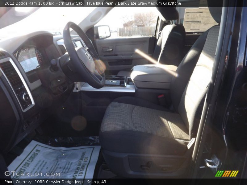 True Blue Pearl / Dark Slate Gray/Medium Graystone 2012 Dodge Ram 1500 Big Horn Crew Cab