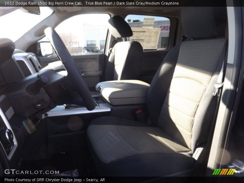 True Blue Pearl / Dark Slate Gray/Medium Graystone 2012 Dodge Ram 1500 Big Horn Crew Cab