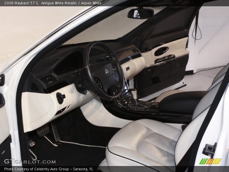 Antigua White Metallic / Aspen White 2008 Maybach 57 S