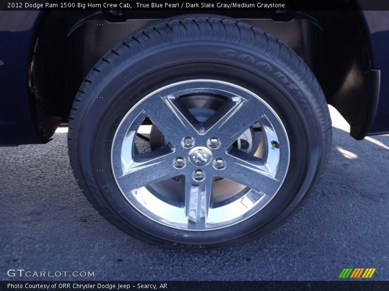 True Blue Pearl / Dark Slate Gray/Medium Graystone 2012 Dodge Ram 1500 Big Horn Crew Cab
