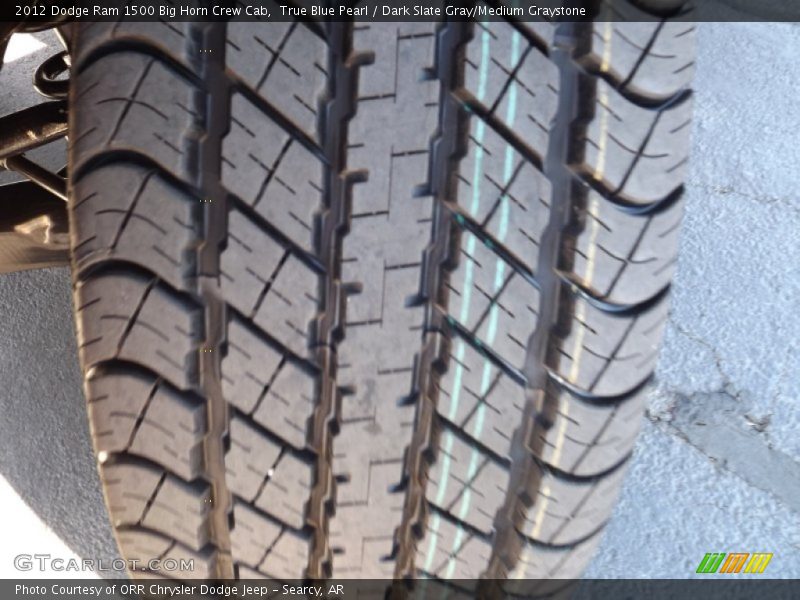 True Blue Pearl / Dark Slate Gray/Medium Graystone 2012 Dodge Ram 1500 Big Horn Crew Cab