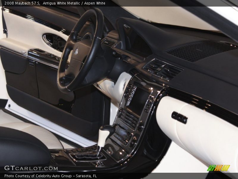 Antigua White Metallic / Aspen White 2008 Maybach 57 S