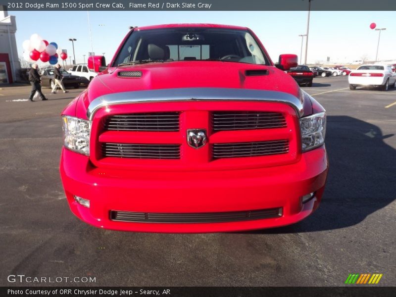 Flame Red / Dark Slate Gray 2012 Dodge Ram 1500 Sport Crew Cab