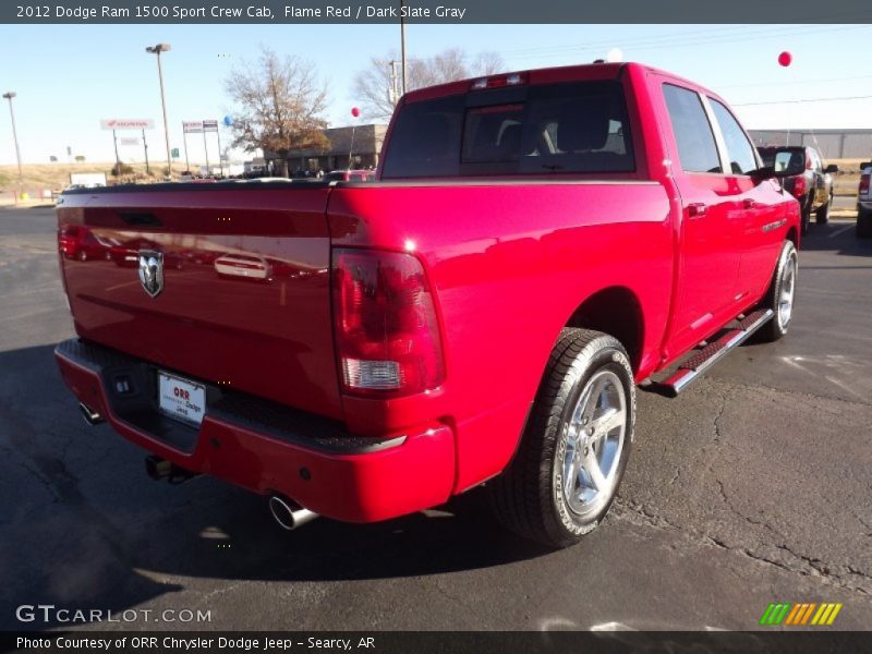 Flame Red / Dark Slate Gray 2012 Dodge Ram 1500 Sport Crew Cab