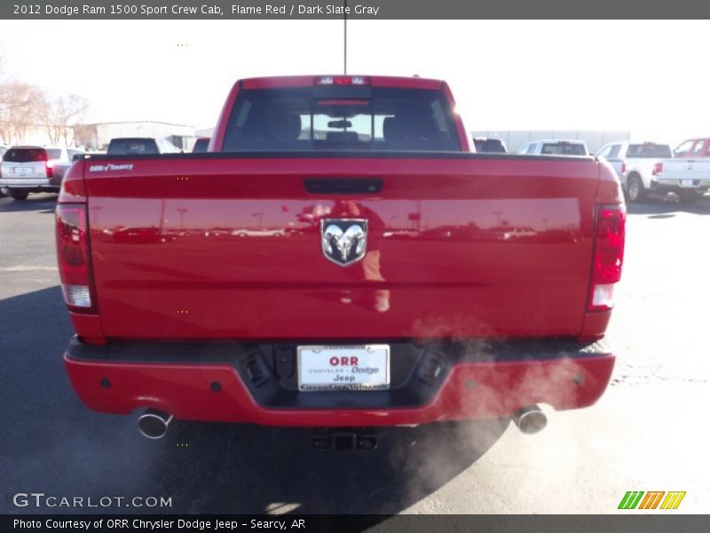 Flame Red / Dark Slate Gray 2012 Dodge Ram 1500 Sport Crew Cab