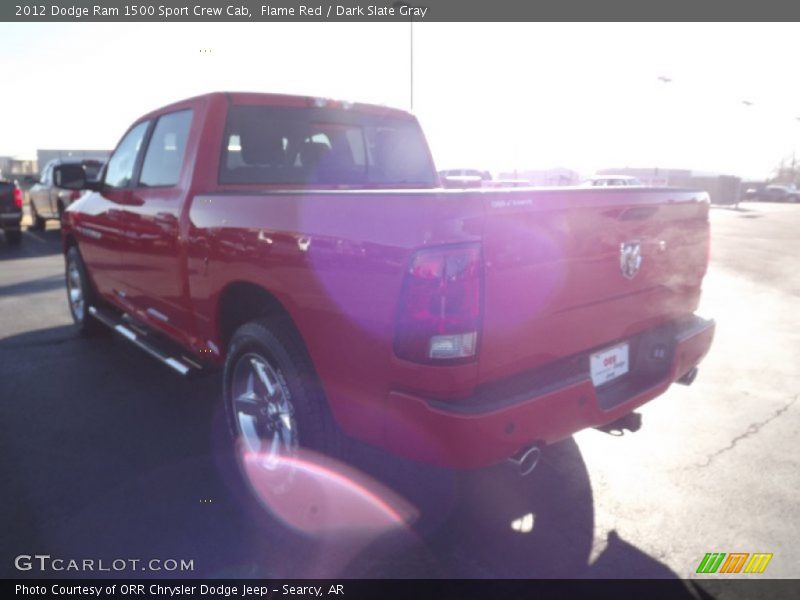 Flame Red / Dark Slate Gray 2012 Dodge Ram 1500 Sport Crew Cab