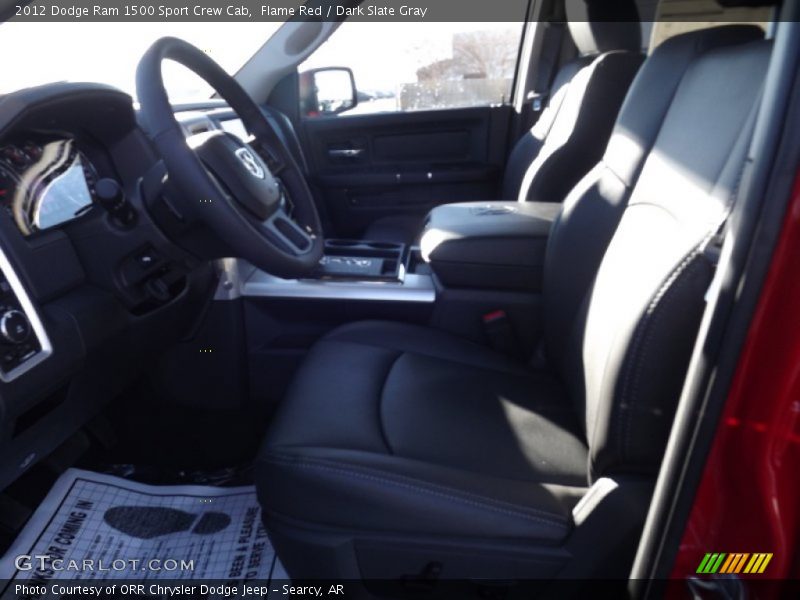 Flame Red / Dark Slate Gray 2012 Dodge Ram 1500 Sport Crew Cab
