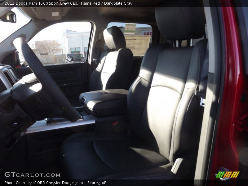 Flame Red / Dark Slate Gray 2012 Dodge Ram 1500 Sport Crew Cab