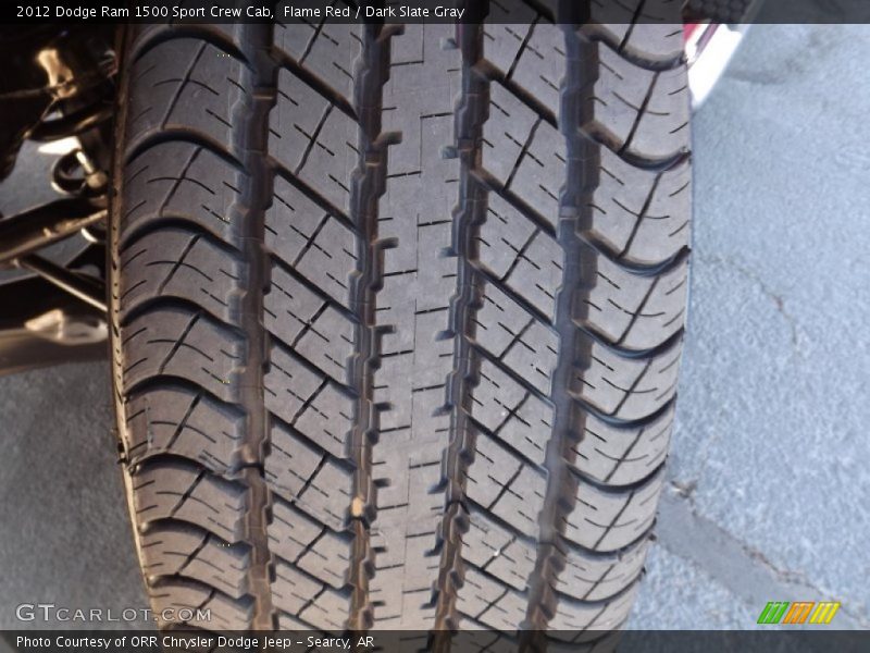 Flame Red / Dark Slate Gray 2012 Dodge Ram 1500 Sport Crew Cab
