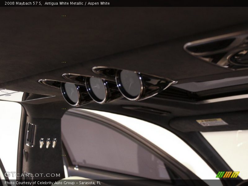 Antigua White Metallic / Aspen White 2008 Maybach 57 S