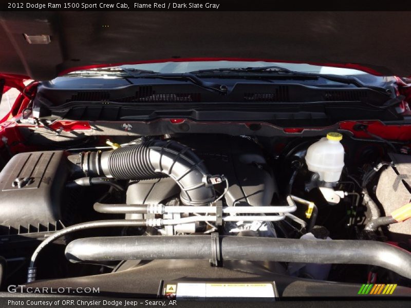 Flame Red / Dark Slate Gray 2012 Dodge Ram 1500 Sport Crew Cab