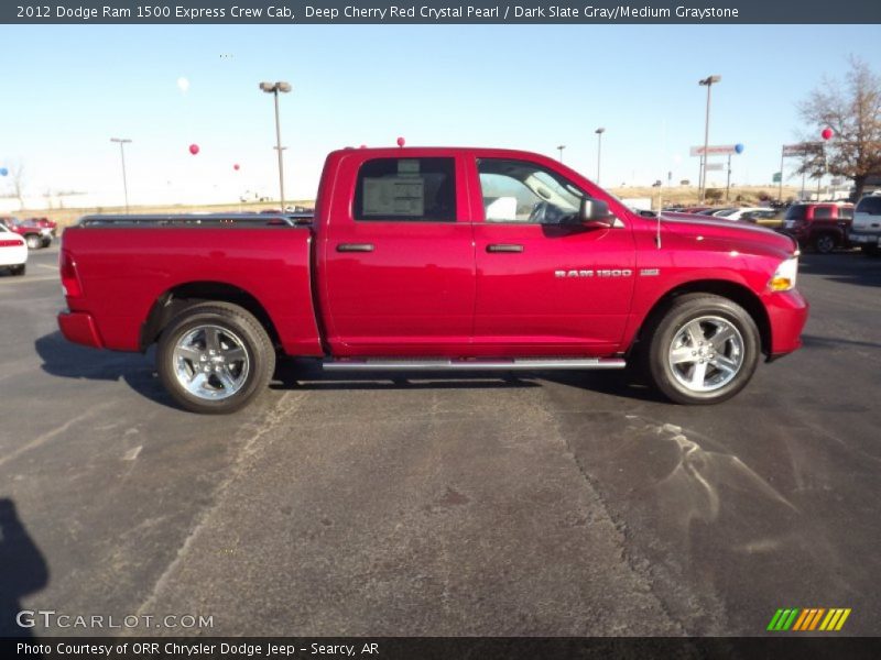 Deep Cherry Red Crystal Pearl / Dark Slate Gray/Medium Graystone 2012 Dodge Ram 1500 Express Crew Cab