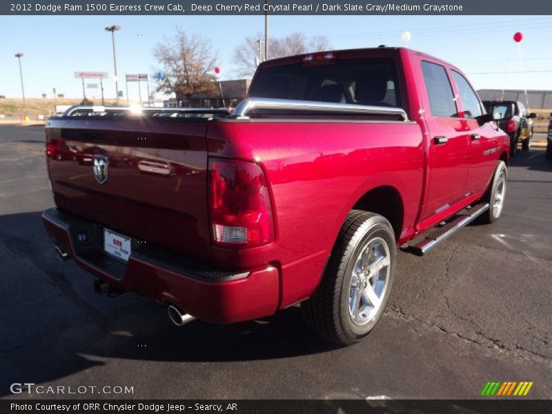 Deep Cherry Red Crystal Pearl / Dark Slate Gray/Medium Graystone 2012 Dodge Ram 1500 Express Crew Cab