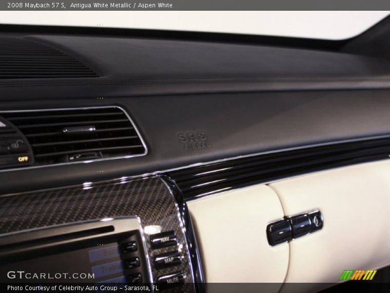 Antigua White Metallic / Aspen White 2008 Maybach 57 S