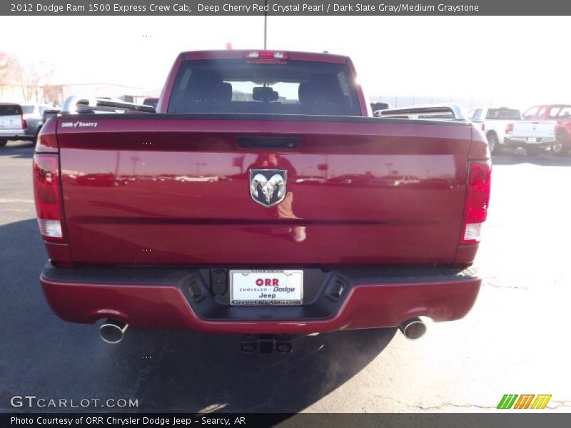 Deep Cherry Red Crystal Pearl / Dark Slate Gray/Medium Graystone 2012 Dodge Ram 1500 Express Crew Cab