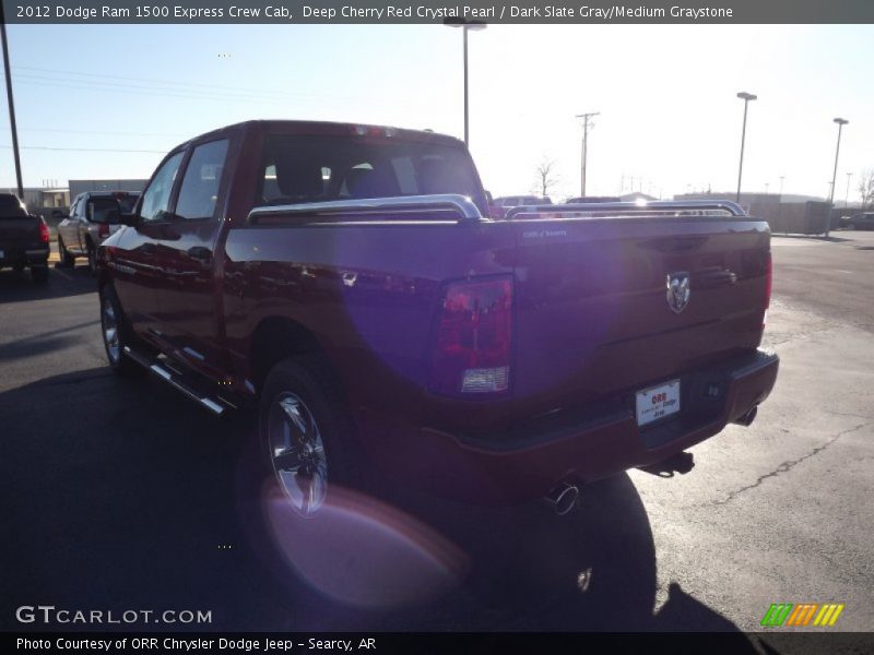 Deep Cherry Red Crystal Pearl / Dark Slate Gray/Medium Graystone 2012 Dodge Ram 1500 Express Crew Cab