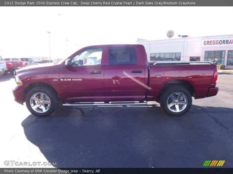Deep Cherry Red Crystal Pearl / Dark Slate Gray/Medium Graystone 2012 Dodge Ram 1500 Express Crew Cab