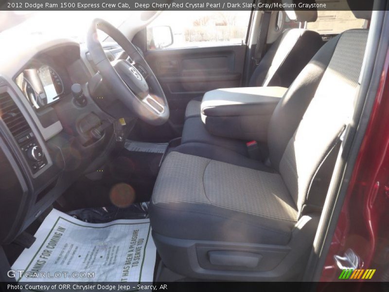 Deep Cherry Red Crystal Pearl / Dark Slate Gray/Medium Graystone 2012 Dodge Ram 1500 Express Crew Cab