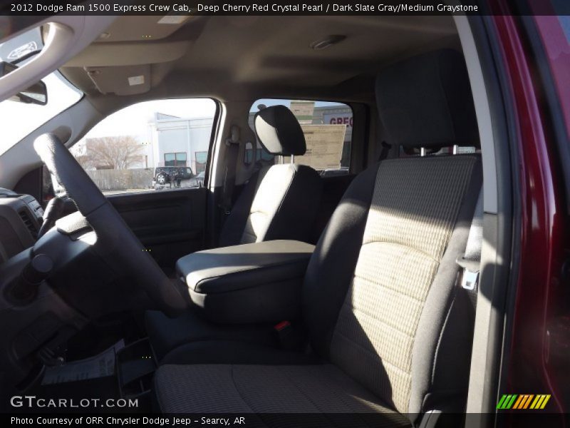 Deep Cherry Red Crystal Pearl / Dark Slate Gray/Medium Graystone 2012 Dodge Ram 1500 Express Crew Cab