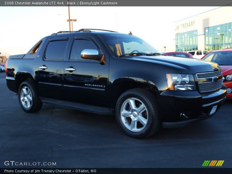 Black / Ebony/Light Cashmere 2008 Chevrolet Avalanche LTZ 4x4