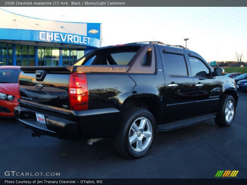 Black / Ebony/Light Cashmere 2008 Chevrolet Avalanche LTZ 4x4