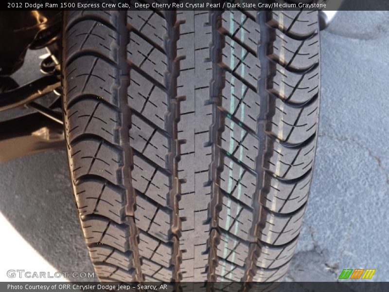 Deep Cherry Red Crystal Pearl / Dark Slate Gray/Medium Graystone 2012 Dodge Ram 1500 Express Crew Cab