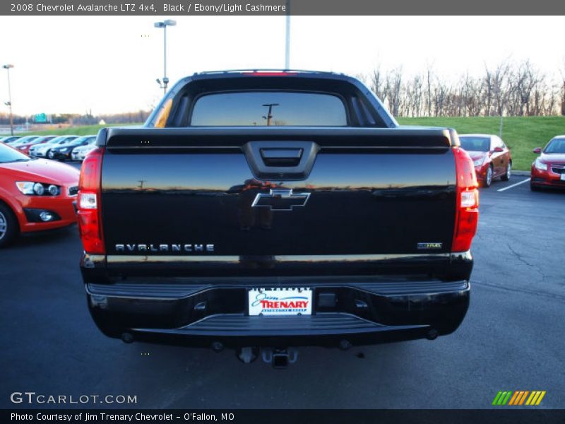 Black / Ebony/Light Cashmere 2008 Chevrolet Avalanche LTZ 4x4