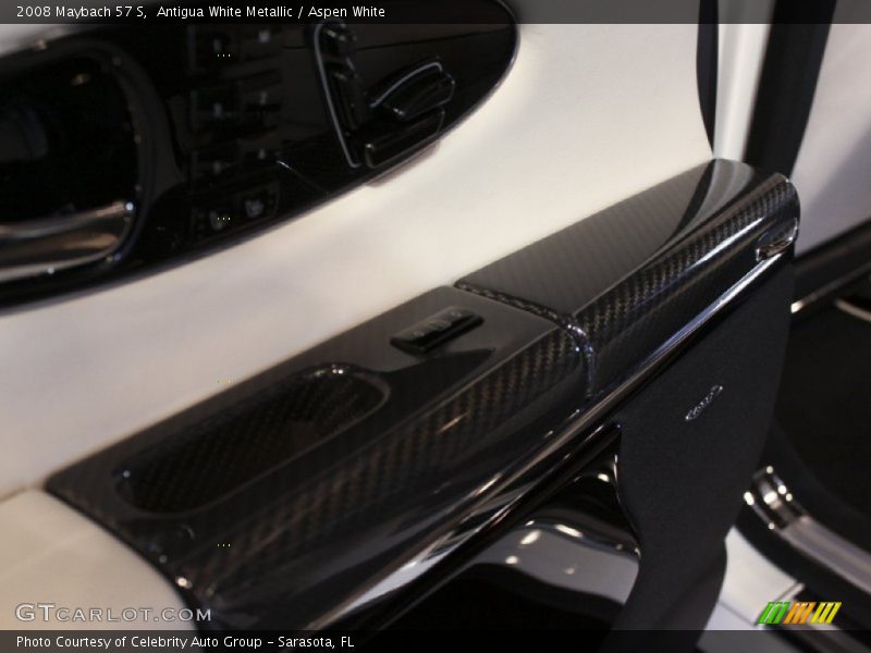 Antigua White Metallic / Aspen White 2008 Maybach 57 S