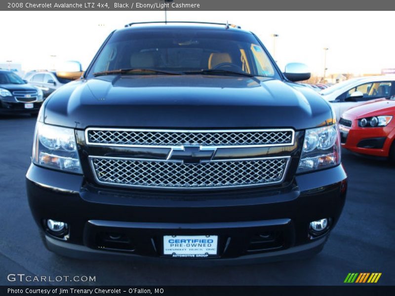 Black / Ebony/Light Cashmere 2008 Chevrolet Avalanche LTZ 4x4