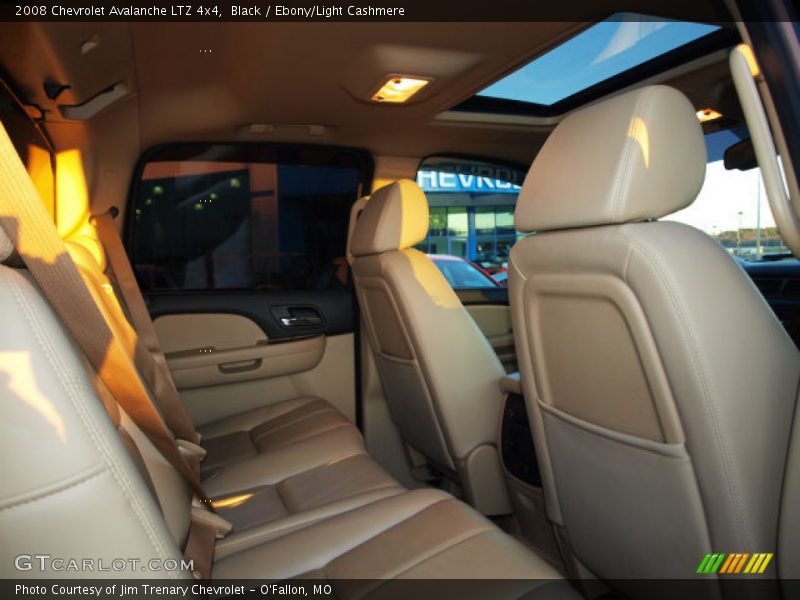 Black / Ebony/Light Cashmere 2008 Chevrolet Avalanche LTZ 4x4