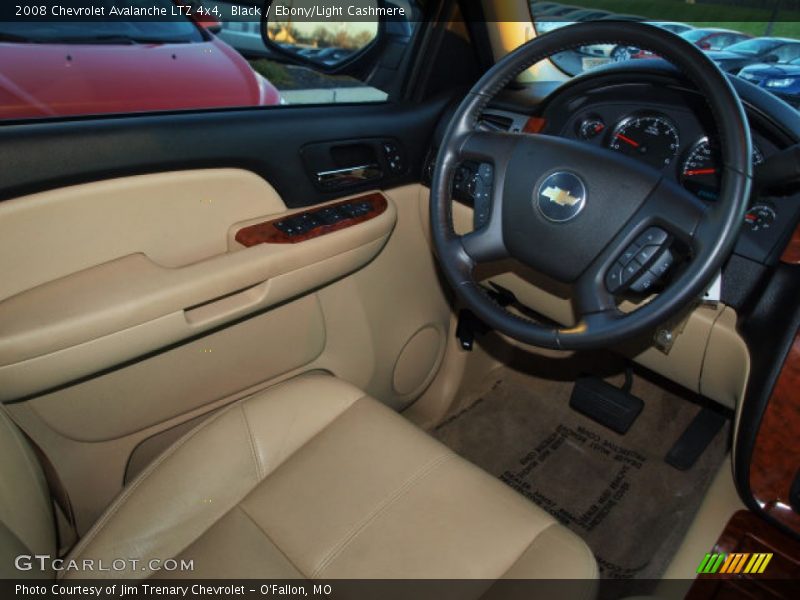 Black / Ebony/Light Cashmere 2008 Chevrolet Avalanche LTZ 4x4