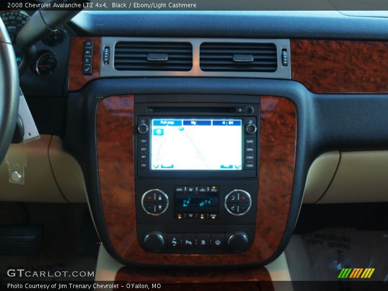 Black / Ebony/Light Cashmere 2008 Chevrolet Avalanche LTZ 4x4