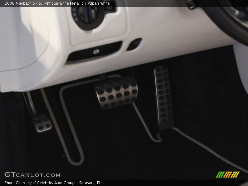 Antigua White Metallic / Aspen White 2008 Maybach 57 S